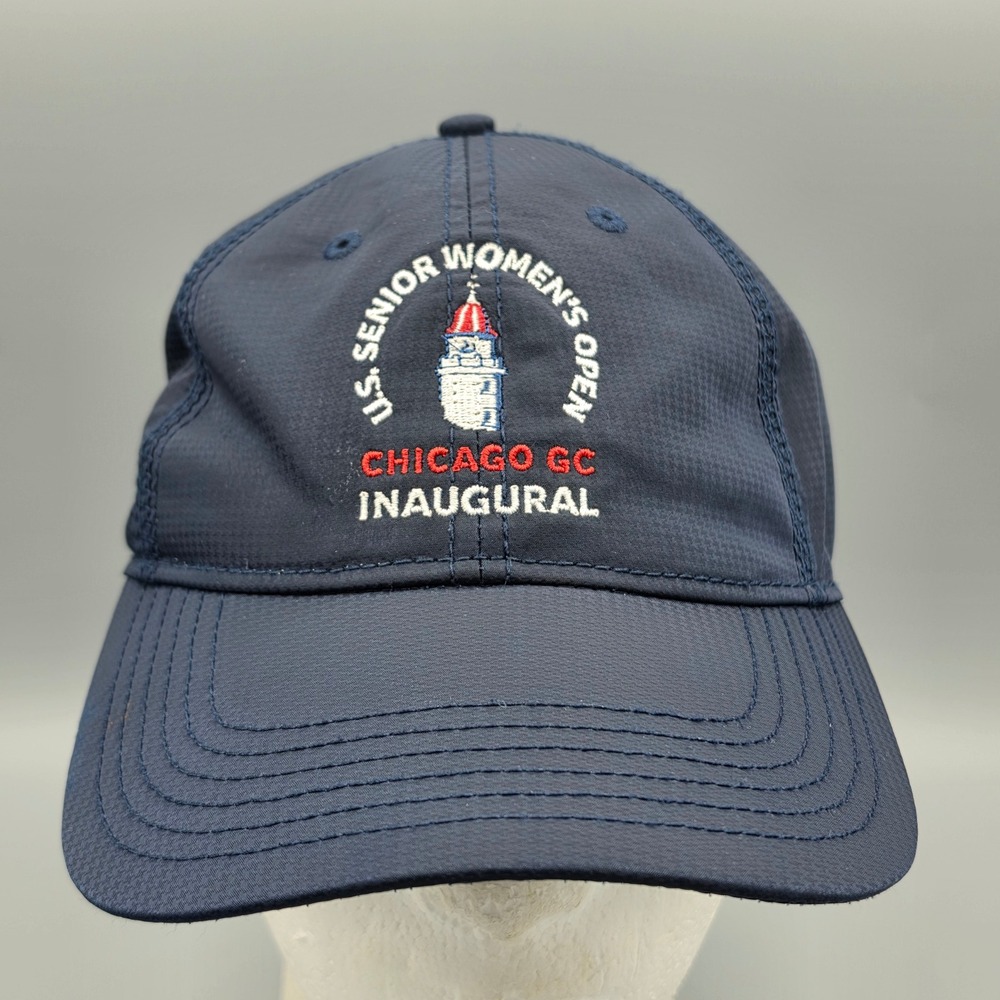 Kate Lord Hat Women OS Navy US Senior Womens Open Chicago GC Inaugural Golf Cap